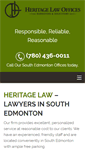 Mobile Screenshot of heritagelaw.com